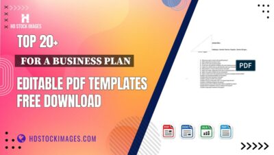 Top 20+  For A Business Plan Editable PDF Templates Free Download