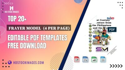 Top 20+ Frayer Model  (4 Per Page) Editable PDF Templates Free Download