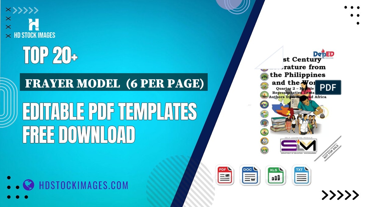 Top 20+ Frayer Model  (6 Per Page) Editable PDF Templates Free Download