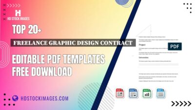 Top 20+ Freelance Graphic Design Contract  Editable PDF Templates Free Download