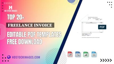 Top 20+ Freelance Invoice  Editable PDF Templates Free Download