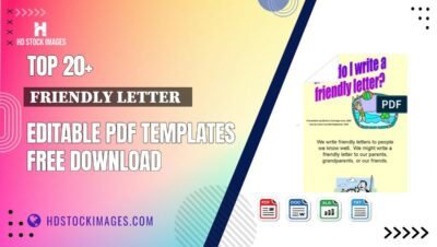 Top 20+ Friendly Letter   Editable PDF Templates Free Download