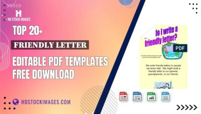 Top 20+ Friendly Letter Editable PDF Templates Free Download