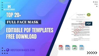 Top 20+ Full Face Mask   Editable PDF Templates Free Download