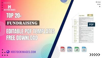 Top 20+ Fundraising  Editable PDF Templates Free Download