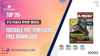 Top 20+ Funko Pop Box  Editable PDF Templates Free Download