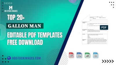 Top 20+ Gallon Man  Editable PDF Templates Free Download