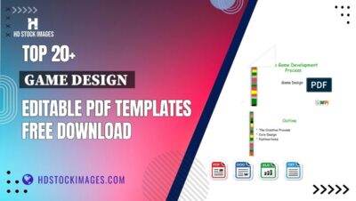 Top 20+ Game Design  Editable PDF Templates Free Download