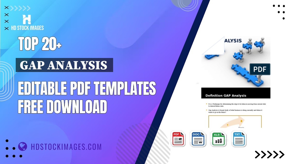 Top 20+ Gap Analysis  Editable PDF Templates Free Download