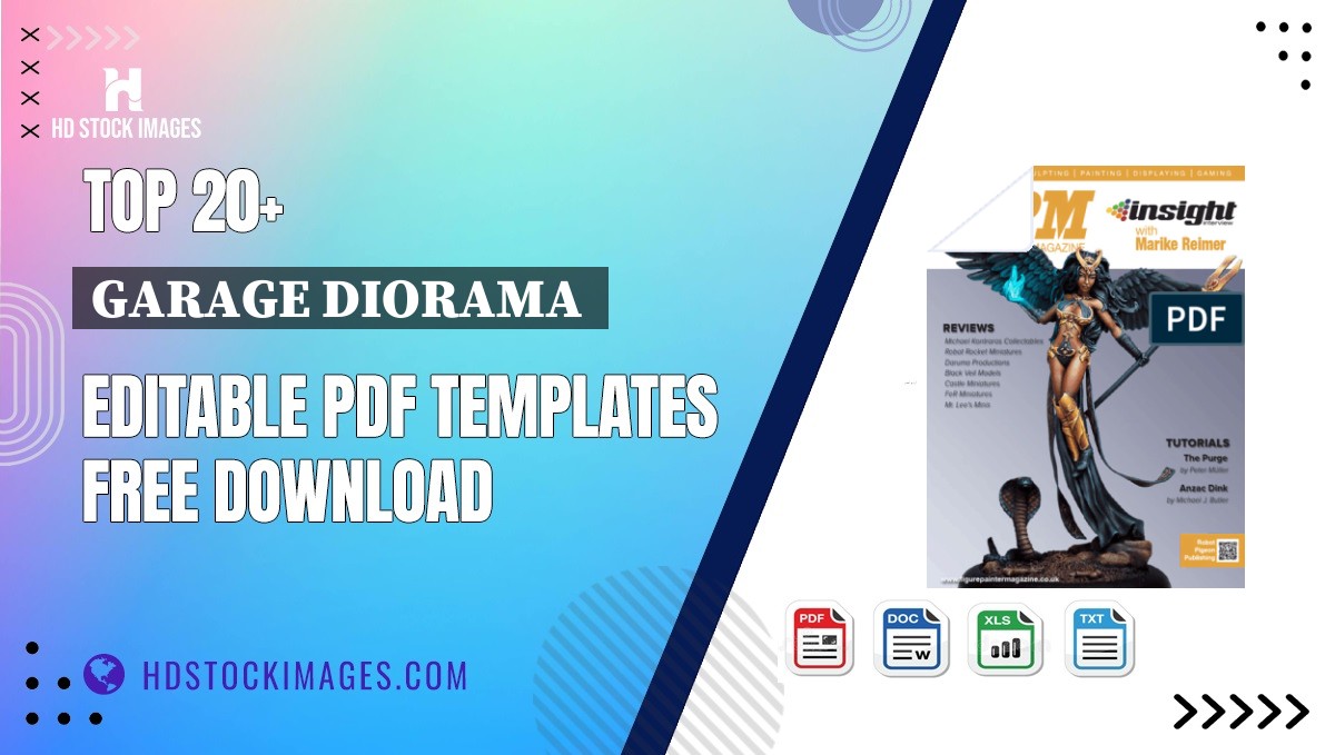 Top 20+ Garage Diorama  Editable PDF Templates Free Download