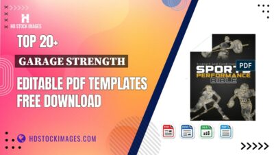 Top 20+ Garage Strength Editable PDF Templates Free Download