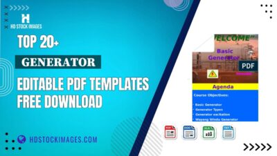 Top 20+  Generator  Editable PDF Templates Free Download