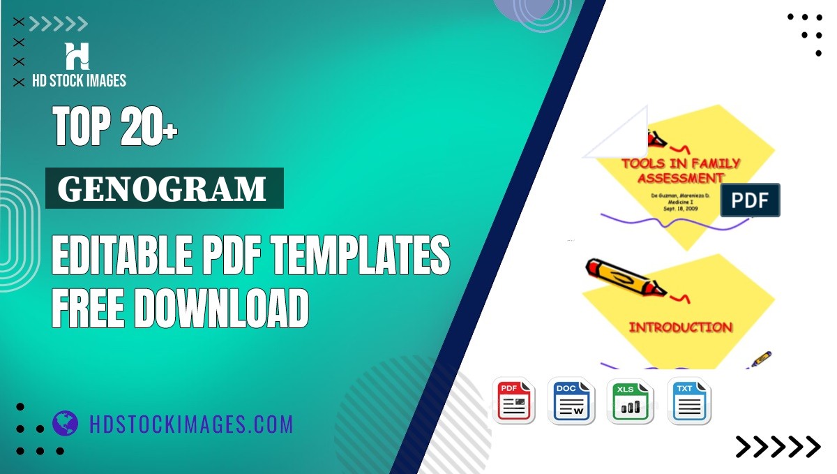 Top 20+ Genogram  Editable PDF Templates Free Download