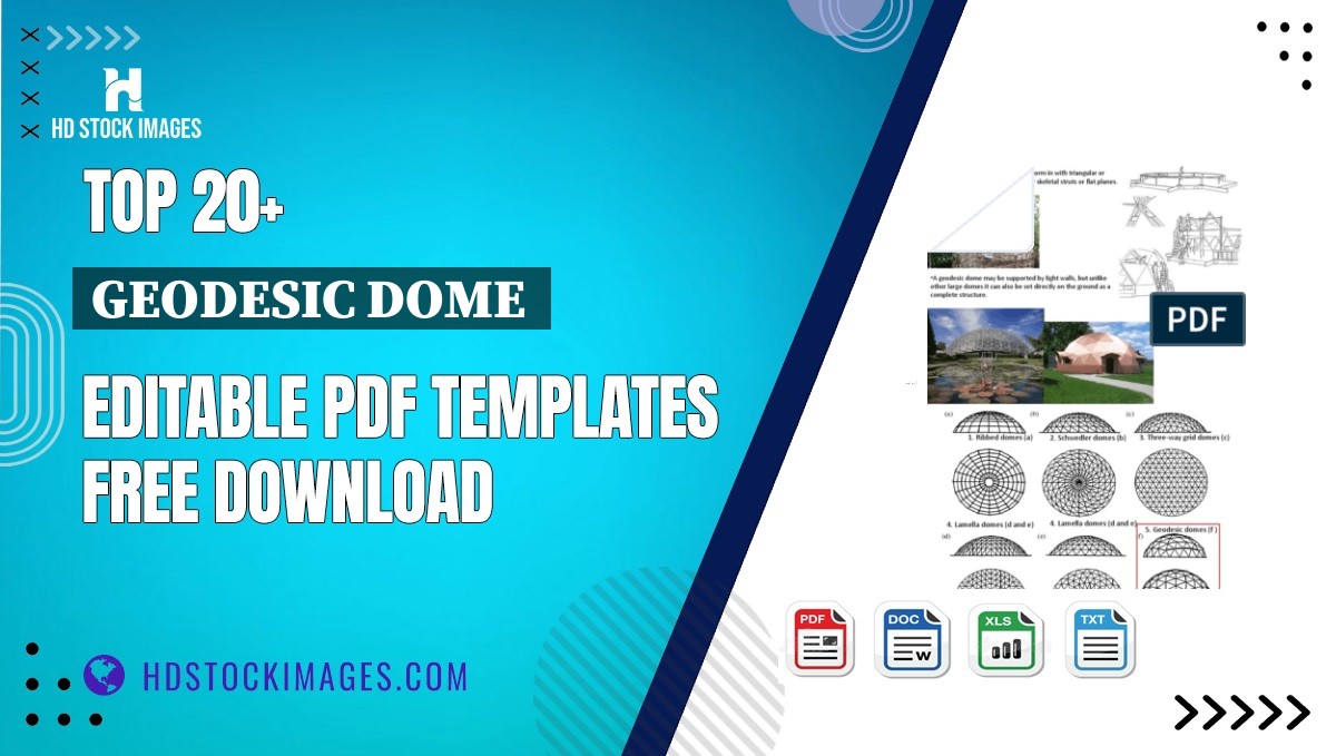 Top 20+ Geodesic Dome  Editable PDF Templates Free Download