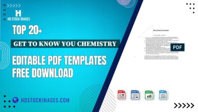 Top 20+ Get To Know You Chemistry  Editable PDF Templates Free Download