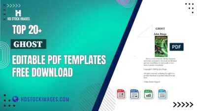 Top 20+ Ghost  Editable PDF Templates Free Download