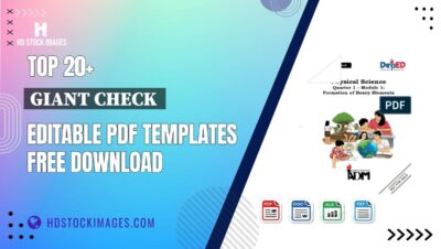 Top 20+ Giant Check  Editable PDF Templates Free Download