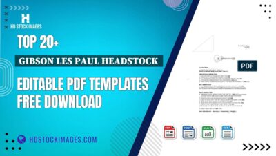 Top 20+ Gibson Les Paul Headstock  Editable PDF Templates Free Download