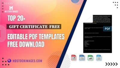 Top 20+  Gift Certificate  Free Editable PDF Templates Free Download