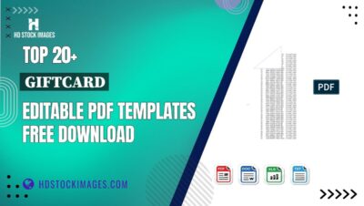 Top 20+ Giftcard Editable PDF Templates Free Download