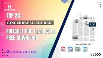 Top 20+ Gingerbread Church  Editable PDF Templates Free Download