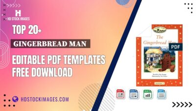 Top 20+ Gingerbread Man  Editable PDF Templates Free Download