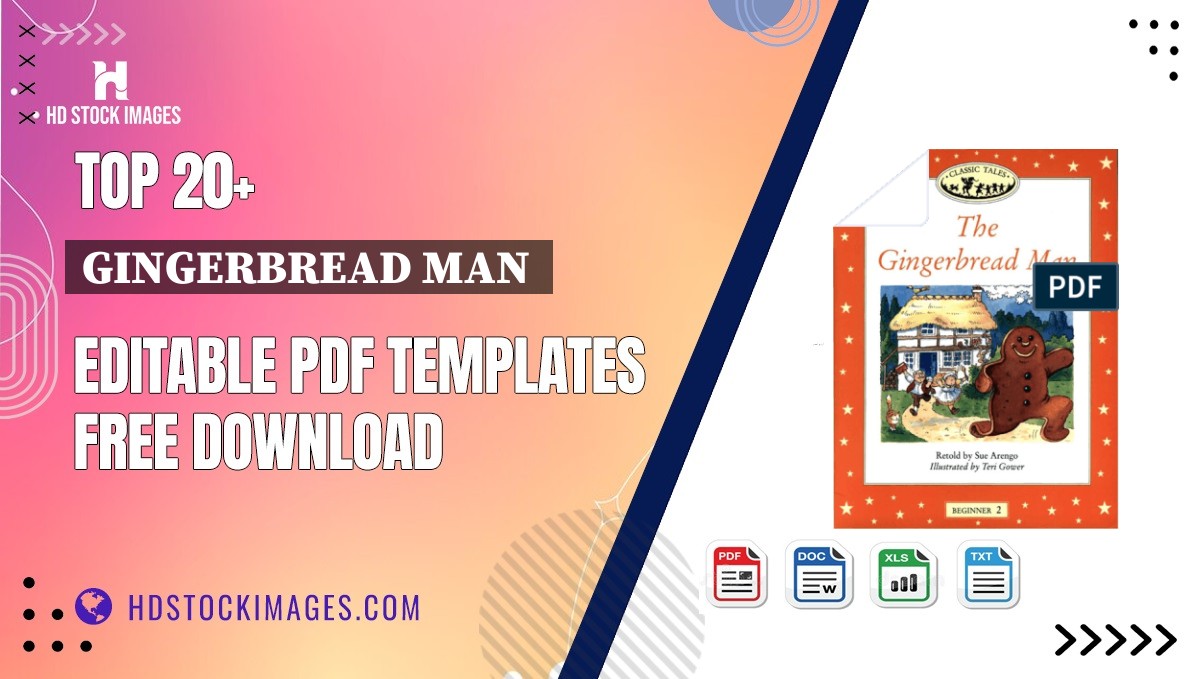 Top 20+ Gingerbread Man  Editable PDF Templates Free Download