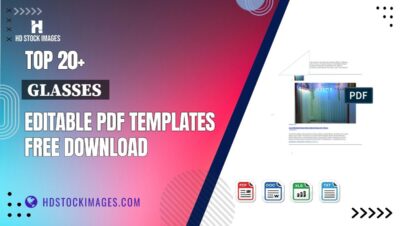 Top 20+ Glasses Editable PDF Templates Free Download