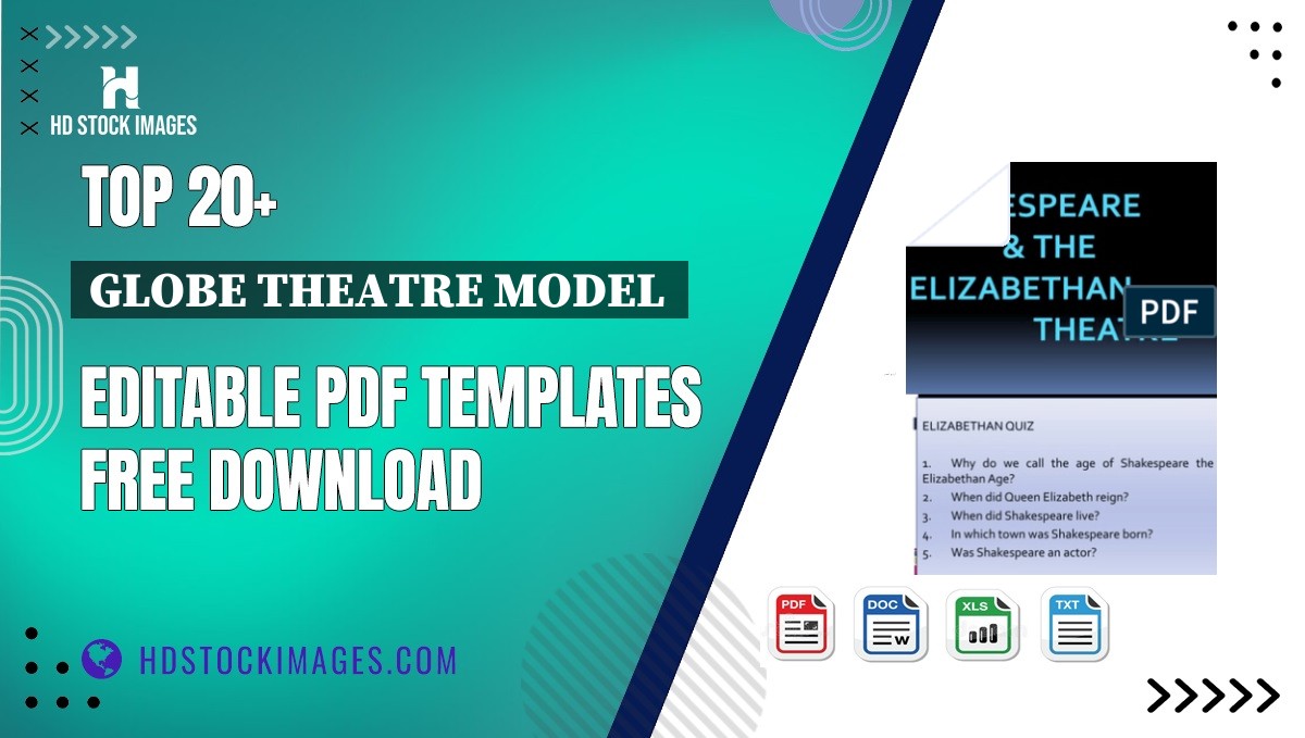 Top 20+ Globe Theatre Model  Editable PDF Templates Free Download