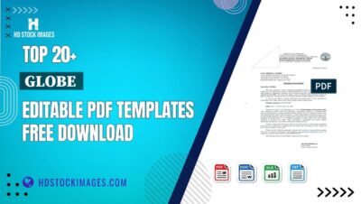 Top 20+ Globe Editable PDF Templates Free Download
