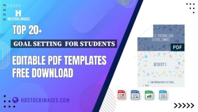 Top 20+ Goal Setting For Students Editable PDF Templates Free Download