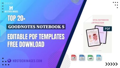 Top 20+ Goodnotes Notebook S Editable PDF Templates Free Download