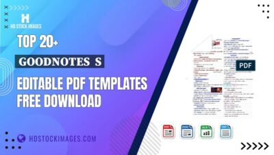 Top 20+ Goodnotes  S Editable PDF Templates Free Download