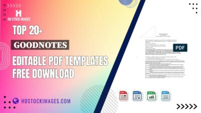 Top 20+ Goodnotes Editable PDF Templates Free Download