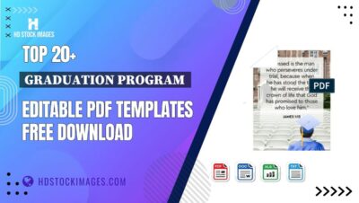 Top 20+ Graduation Program  Editable PDF Templates Free Download