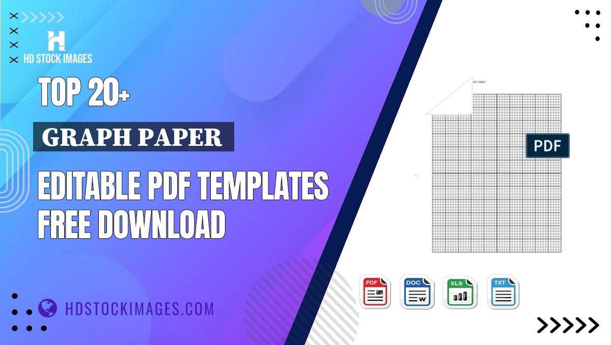 Top 20+ Graph Paper  Editable PDF Templates Free Download
