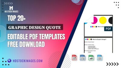 Top 20+ Graphic Design Quote  Editable PDF Templates Free Download