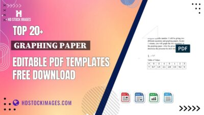 Top 20+ Graphing Paper Editable PDF Templates Free Download