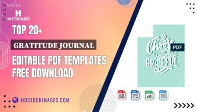 Top 20+ Gratitude Journal Editable PDF Templates Free Download