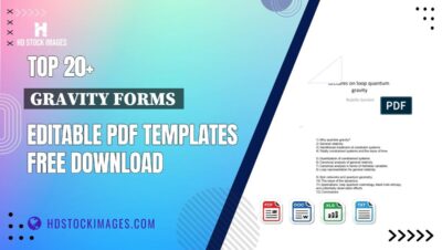 Top 20+ Gravity Forms  Editable PDF Templates Free Download