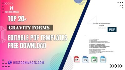 Top 20+ Gravity Forms   Editable PDF Templates Free Download