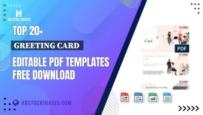 Top 20+ Greeting Card Editable PDF Templates Free Download