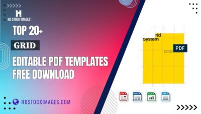 Top 20+ Grid  Editable PDF Templates Free Download