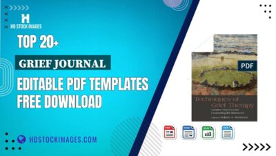 Top 20+ Grief Journal  Editable PDF Templates Free Download