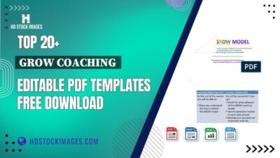 Top 20+ Grow Coaching  Editable PDF Templates Free Download