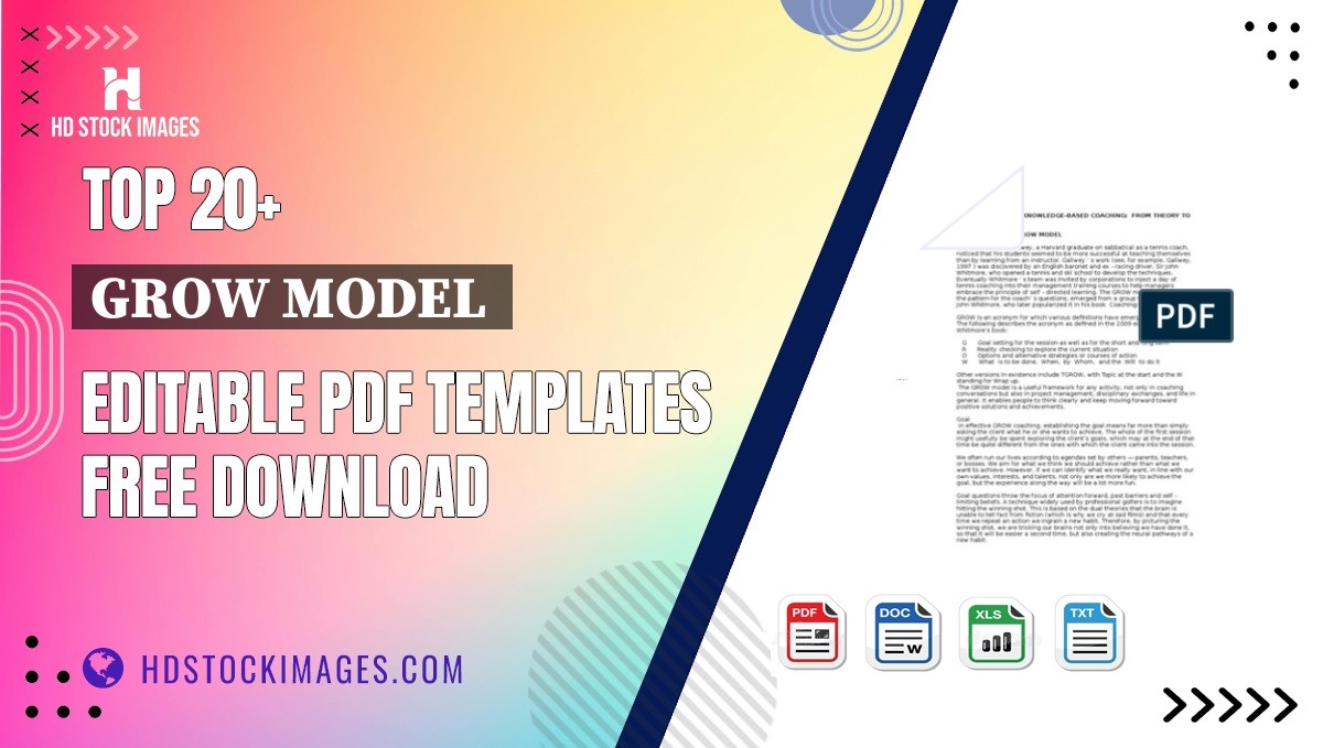 Top 20+ Grow Model  Editable PDF Templates Free Download