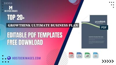 Top 20+ Growthink Ultimate Business Plan Editable PDF Templates Free Download