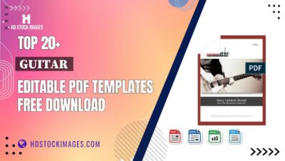 Top 20+ Guitar  Editable PDF Templates Free Download