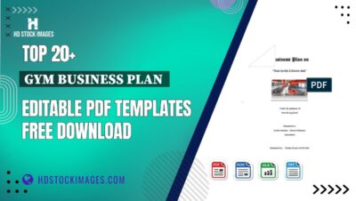 Top 20+ Gym Business Plan  Editable PDF Templates Free Download