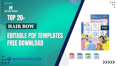 Top 20+ Hair Bow  Editable PDF Templates Free Download